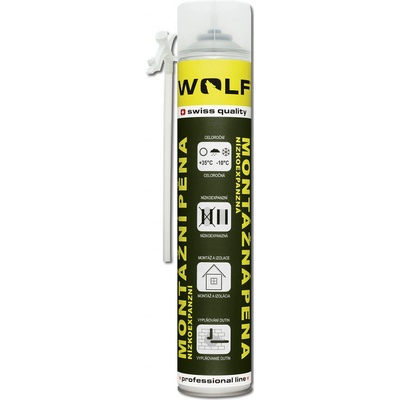 Wolf swiss quality Montážní pěna trubičková Nízkoexpanzní 750 ml – Hledejceny.cz