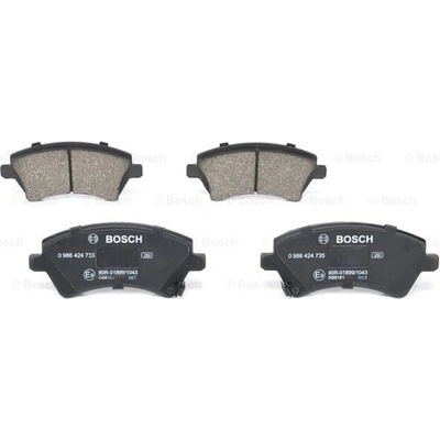 BOSCH Sada brzdových platničiek kotúčovej brzdy 0986424735