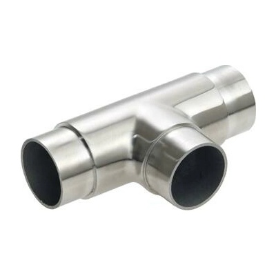 T-spojka s kloubem pro trubku o 42,4 x 2,0 mm, nerez broušená V2A