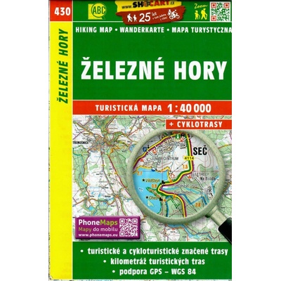 Železné hory 1: 40 000