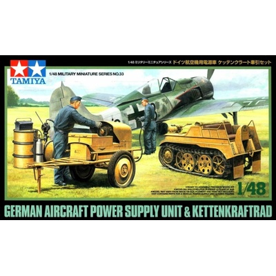 Tamiya Aircraft Power Supply Unit + Kettenkraftrad 1:48