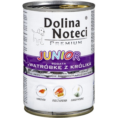 Dolina Noteci Premium Junior králičia pečeň 400 g