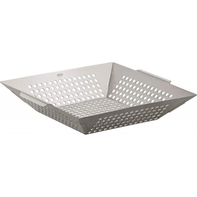Rösle Grilovací kôš perforovaný na zeleninu a huby 30x30 cm nerezová oceľ 25080