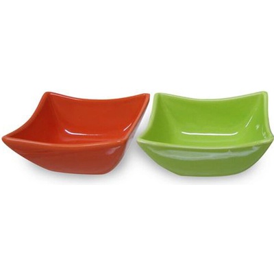 Toro miska servírovacia keramika hranatá assort 8,8x8,8 x 3,2 cm