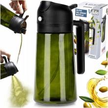 VILDE Sklenený rozprašovač a dávkovač na olej 2v1 450 ml