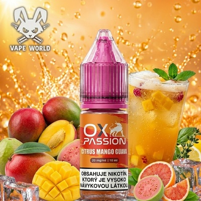 OXVA OX Passion Salts Citrus Mango Guava 10 ml 20 mg