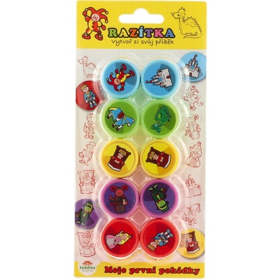 Teddies Razítka samotiskací Moje první pohádky plast 2 5x4cm na kartě – Hledejceny.cz
