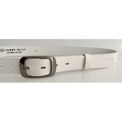 Penny Belts dámský kožený opasek bílý 60030-190-00
