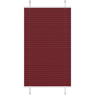 VidaXL Roleta plisé Bordová 70 x 150 cm Červená