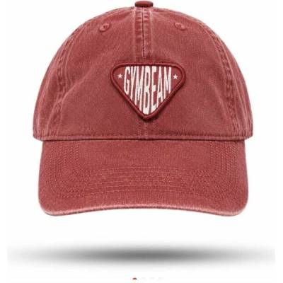 GymBeam Sunday Dad Cap Washed Burgundy