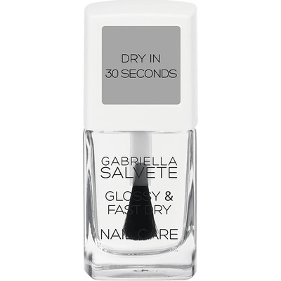 Gabriella Salvete Nail Care Glossy & Fast Dry rychleschnoucí vrchní lak na nehty 11 ml