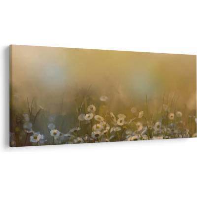 Obraz - Olejomaľba sedmokrások, jednodielne 200x100 cm