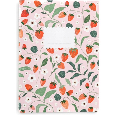 Bella Rose Zošit Strawberries linajkový
