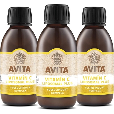 Avita BALÍK Vitamin C Liposomal Plus Trojbalenie 3 x 25 dávok