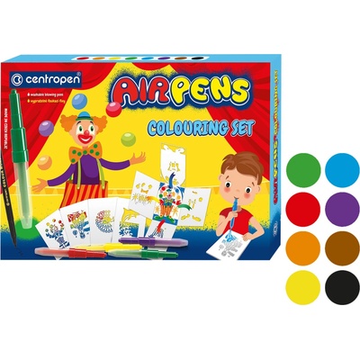 Centropen Air Pens Colouring Set 1500 8+1 ks