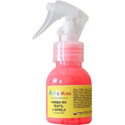 Artemiss Farba na textil v spreji 74 neón červená 110 g