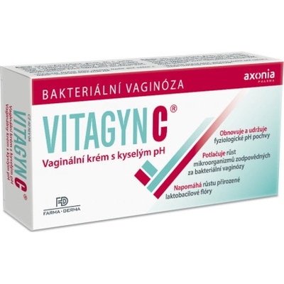 Vitagyn C vaginální krém s kyselým pH 30 g – Hledejceny.cz