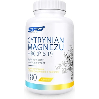 SFD Nutrition Citronát hořešinu + vitamín B6 P-5-P 180 tablet