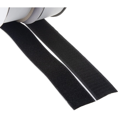Suchý zips samolepiaci, SET slučky + háčiky 30mm x 25m