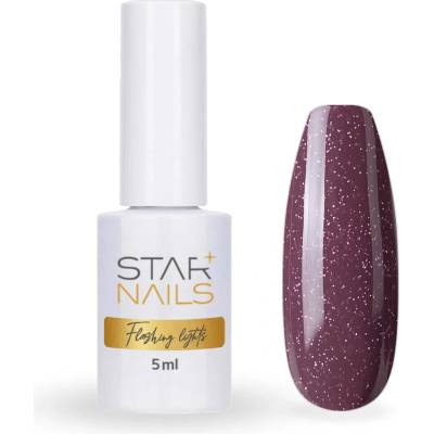Polish Flashing Lights Uv Led Popstar mauve ružový gél lak 001 5 ml