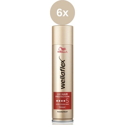 Wellaflex lak 6x250ml Heat Protect Ultra no.5 NEW Ks