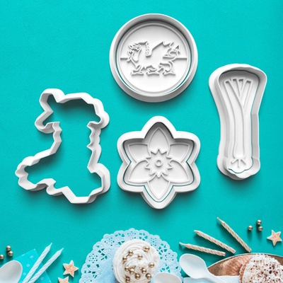Cactus Cookies Wales - Sada 4ks vykrajovačiek