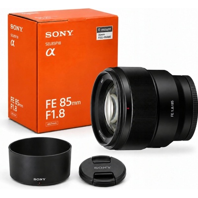 Sony SEL-85F18 objektiv pro portréty 85mm F1.8 E-Mount černý