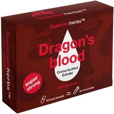 Superionherbs Dračia krv Croton lechleri Extrakt 60 kapsúl