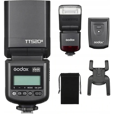 GODOX TT520 III otočná lampa blesk GN33, 8 úrovní výkonu, režimy S1/S2