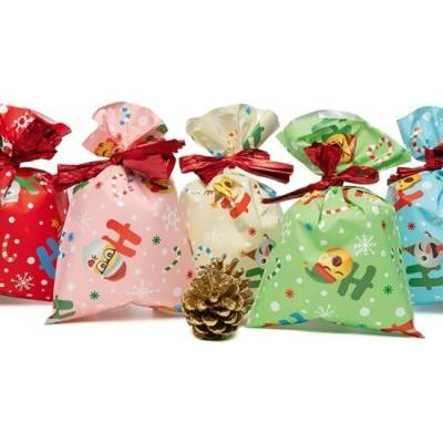 PNP Plast Vánoční dárkový sáček - Xmas Smile - 16 x 25 cm - 100 ks