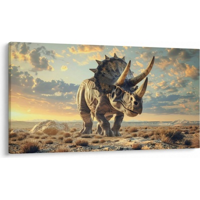 Obraz - Triceratops, jednodielne 120x70 cm
