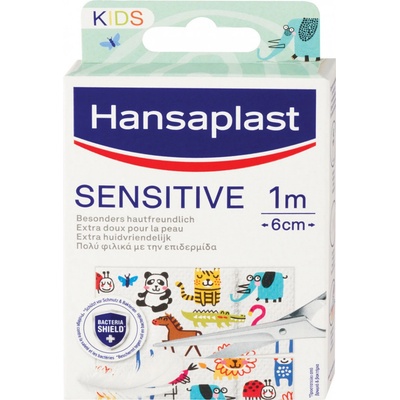 Hansaplast Sensitive náplasť Zvieratka 1 m x 6 cm