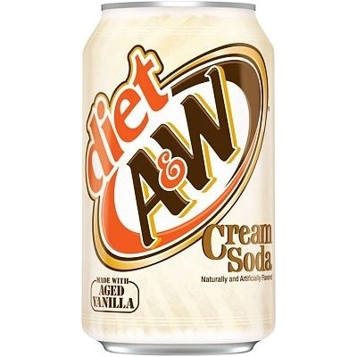A&W sycený nápoj s příchutí smetany bez cukru 12 x 355 ml