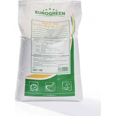 EUROGREEN - SLOVENSKO, s.r.o. Trávnikové hnojivo HIGH-K P56 - odolnosť voči stresu 25 kg