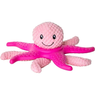 Kiwi Hračka pes OCTOPUS & STARFISH plyš,TPR růžov 27 cm
