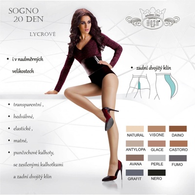 Annes Sogno Punčochové kalhoty Glace
