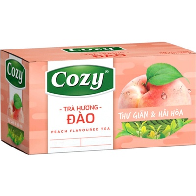 Cozy Černý čaj broskev 25 x 2 g