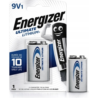 Energizer Ultimate LITHIUM 9V 1ks 7638900332872 – Hledejceny.cz