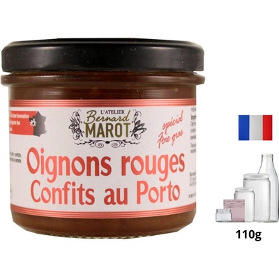 Confit d´oignons rouges au Porto Konfitovaná červená cibule s Portským vínem 110 g