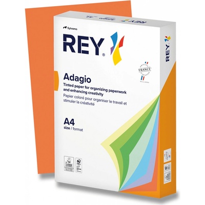 Rey Barevný papír Adagio oranžový A4 80g 500 listů