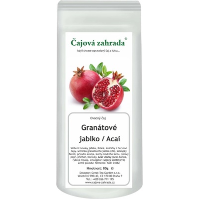 Čajová záhrada Granátové jablko & Acai ovocný čaj 80 g