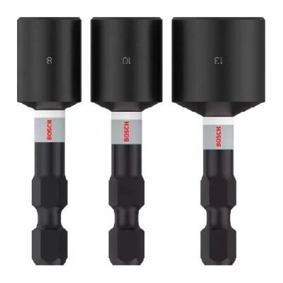 Bosch 3-dielna súprava nástrčných kľúčov 2608521U64
