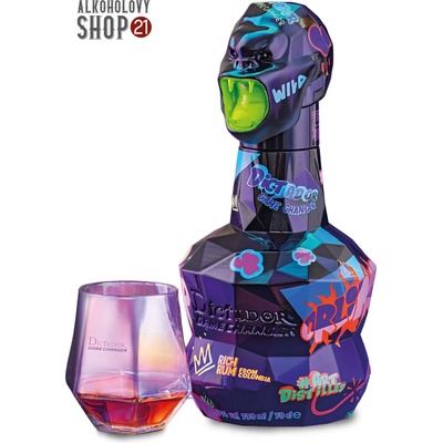 Dictador Game Changer Dark Blue 40% 0,7 l (holá láhev)