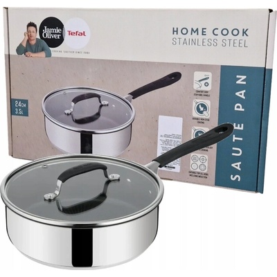 Hluboká pánev se skleněnou poklicí Tefal J.O. 24 cm 3,5 L E3033275