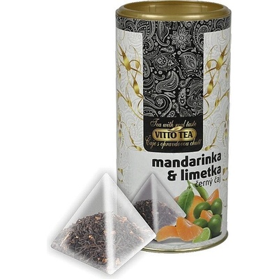 Vitto Tea Tubus Mandarínka limetka čierny pyramid 15 x 1,5 g