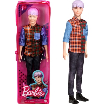 Mattel Barbie Model Ken fialové vlasy