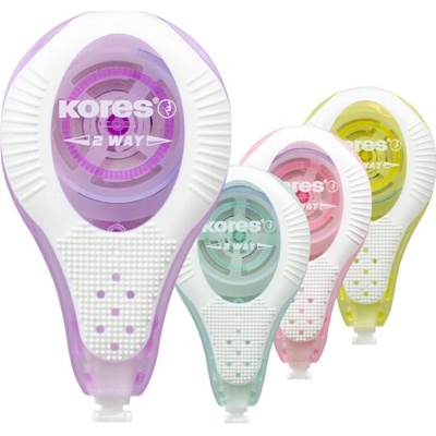 Kores Korekční strojek 2 Way Pastel 4,2 mm x 8 m – Hledejceny.cz