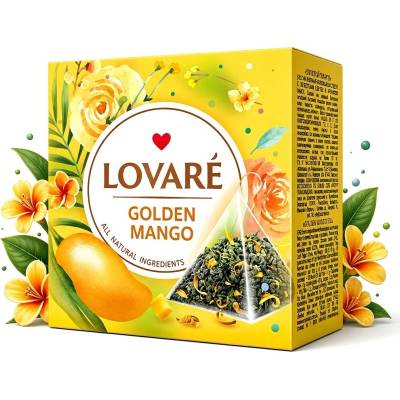 Lovaré Čaj Golden Mango 15 pyramid