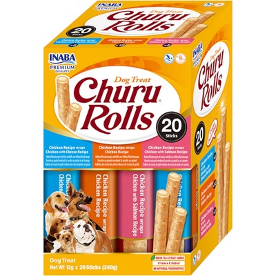 Churu Dog Rolls snack 20 x 12 g multipack