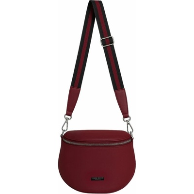 Lara Bags DIANA dámska crossbody koženková kabelka Bordová